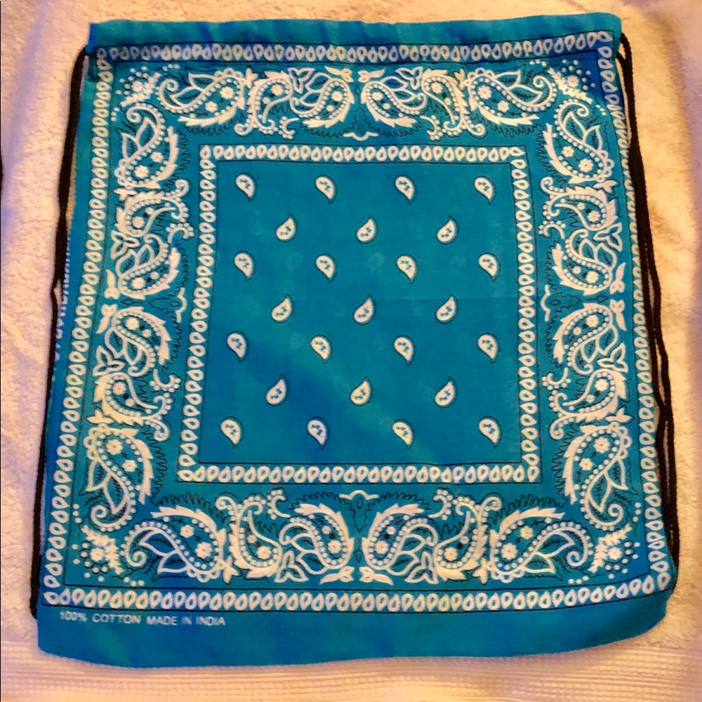 Hand sewn Drawstring Bag/Backpack